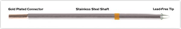 Thermaltronics M7CP201 Chisel 30deg 1.80mm (0.07") interchangeable for Metcal STTC-137P
