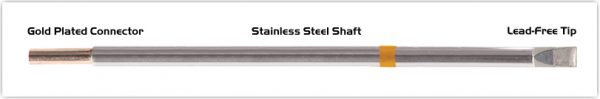 Thermaltronics M7LC650 Chisel Extra Large 5.0mm (0.20") interchangeable for Metcal STTC-165