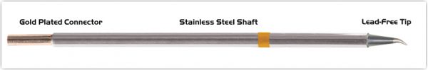 Thermaltronics M7SB276 Bent Sharp 30deg 0.5mm (0.02") interchangeable for Metcal STTC-144