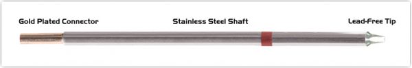 Thermaltronics M8CP201 Chisel 30deg 1.80mm (0.07") interchangeable for Metcal STTC-837P