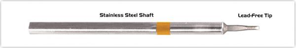 Thermaltronics S75LR018A Chisel Long Reach 1.78mm (0.07") interchangeable for Metcal SSC-742A