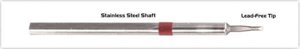 Thermaltronics S80LR018A Chisel Long Reach 1.78mm (0.07") interchangeable for Metcal SSC-842A
